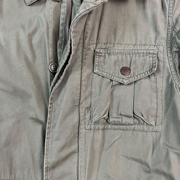 J.Crew Vintage Relaxed Boyfriend Olive Field Jacket Sz XS - Picture 5 of 14